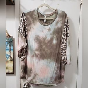 Honeyme oversized Dolman tunic